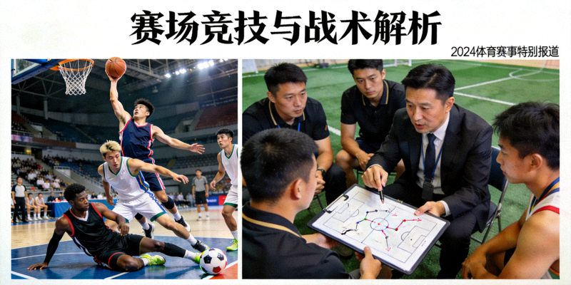 体育赛事新闻与分析文章配图 - 展现激烈的赛场竞争与战术讨论